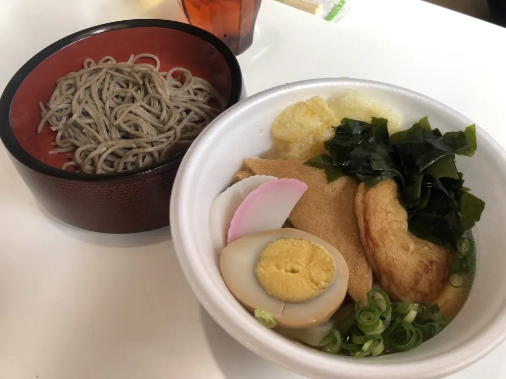 できあがった年越しうどん